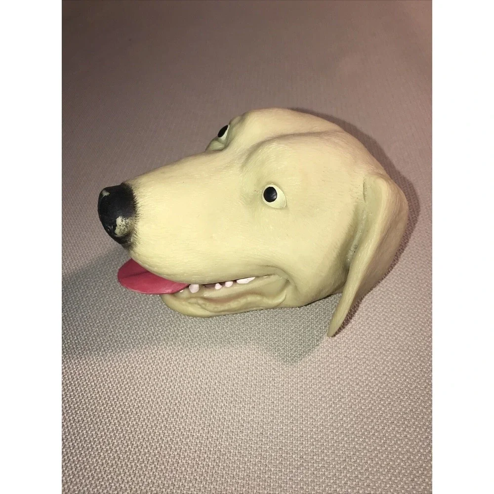 Schylling Dog Hand Puppet Stretchy Rubber Latex Lifelike Retriever Lab